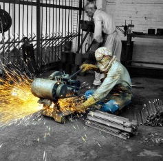 Handpump manufacture.  Photo: Karl Erpf